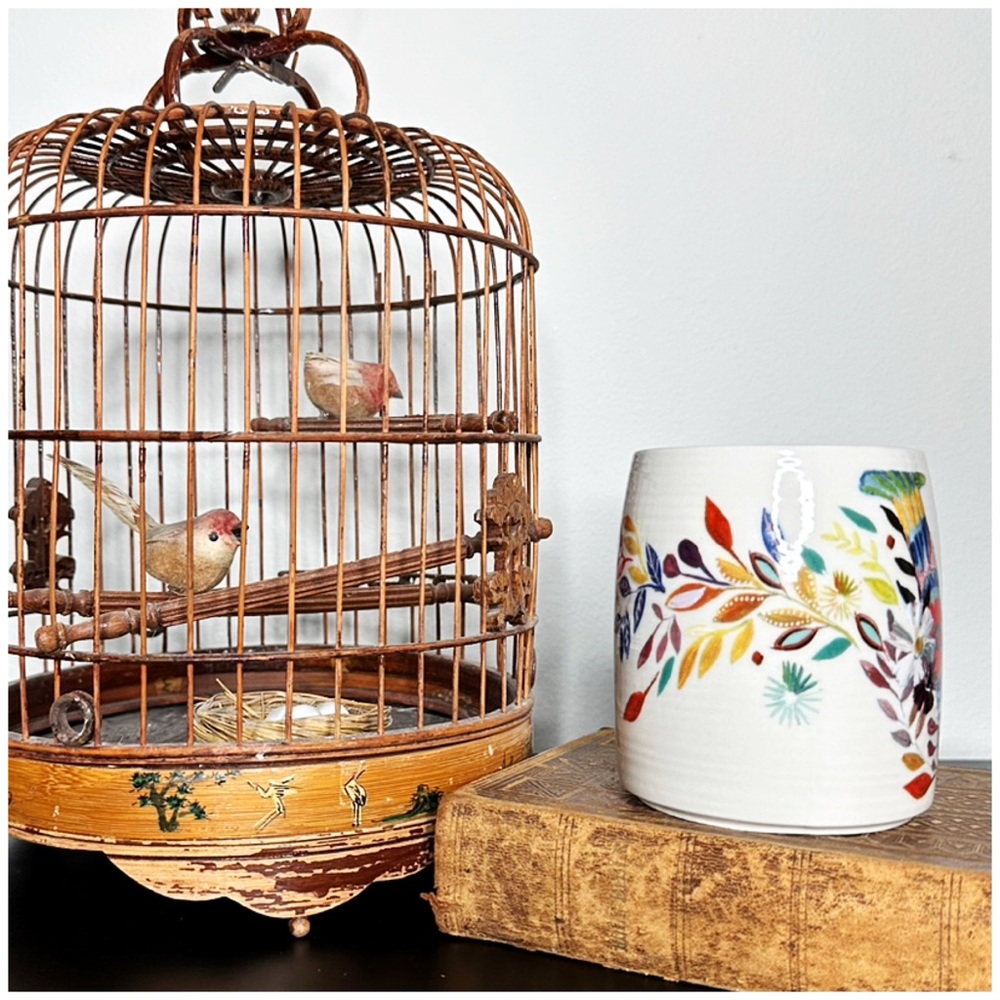 Anthro “Petal Palette Monogram Mug” - Picture 4 of 14